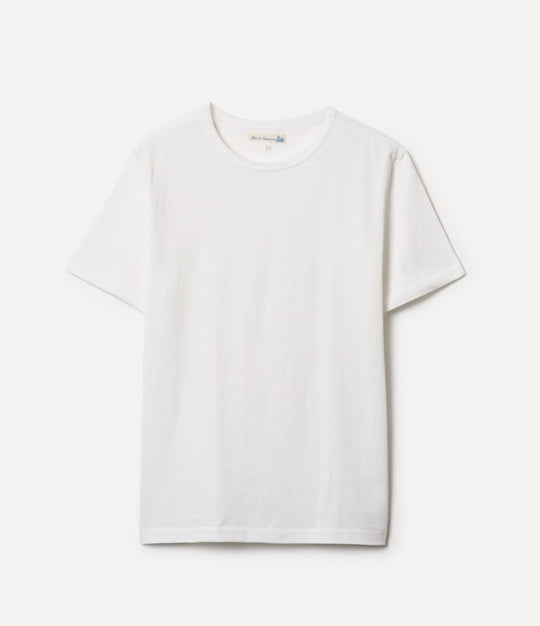 215 Loopwheeled Classic Fit Midweight T-Shirt - White
