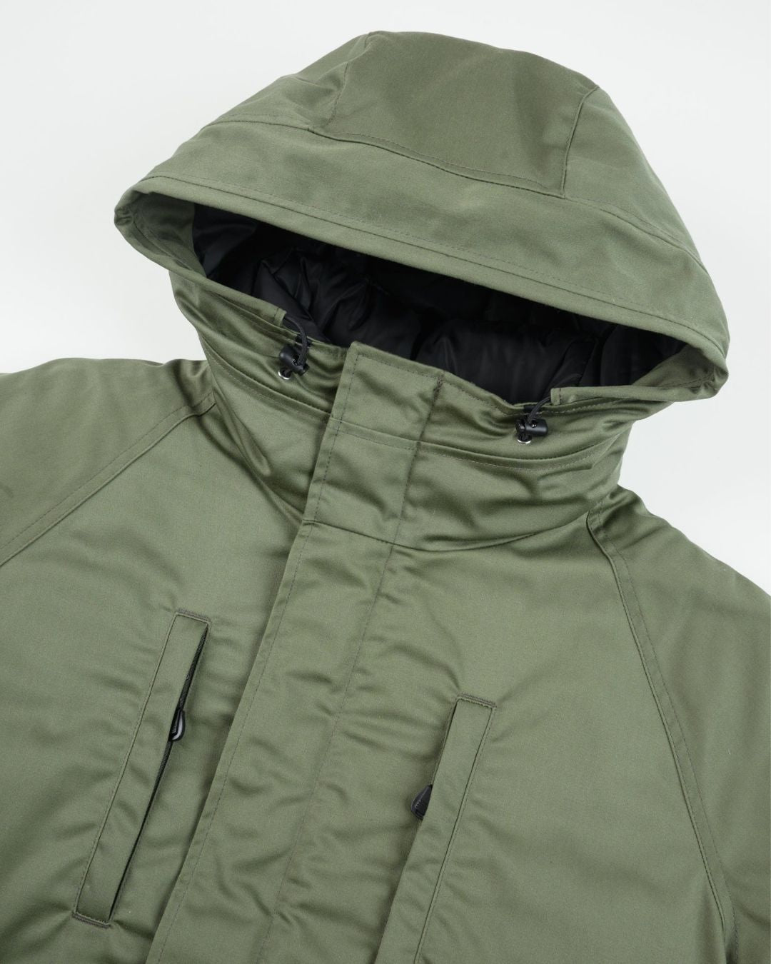 8oz Sateen/Primaloft® Winter Parka Jacket - IHJ-154-OLIVE