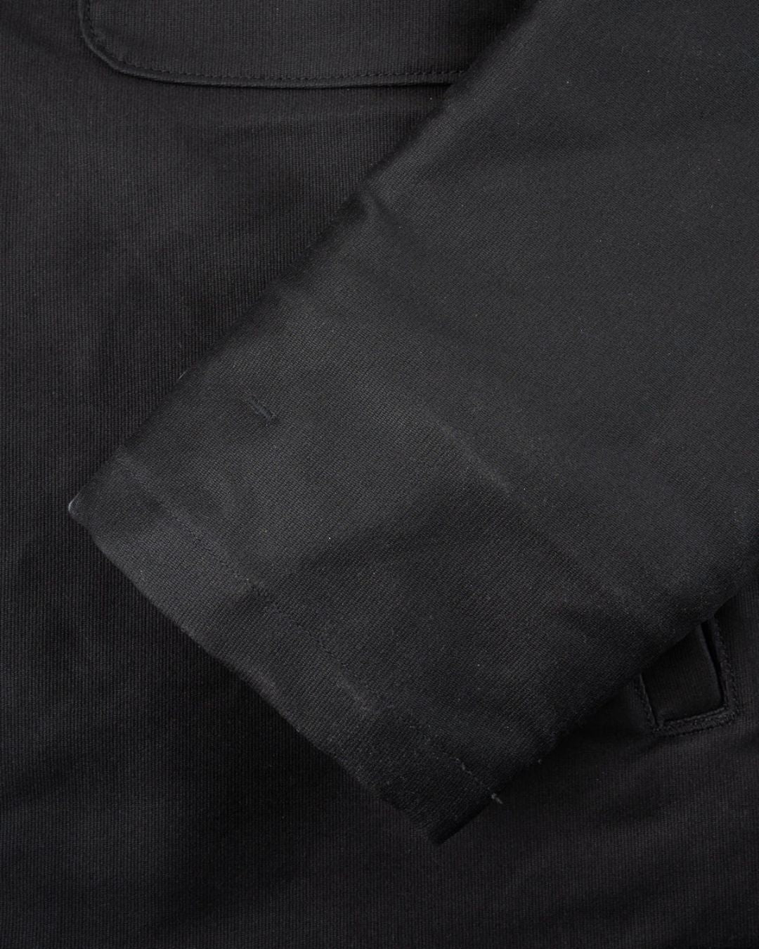 Oiled Whipcord A2 Deck Jacket - IHM-45-BLK
