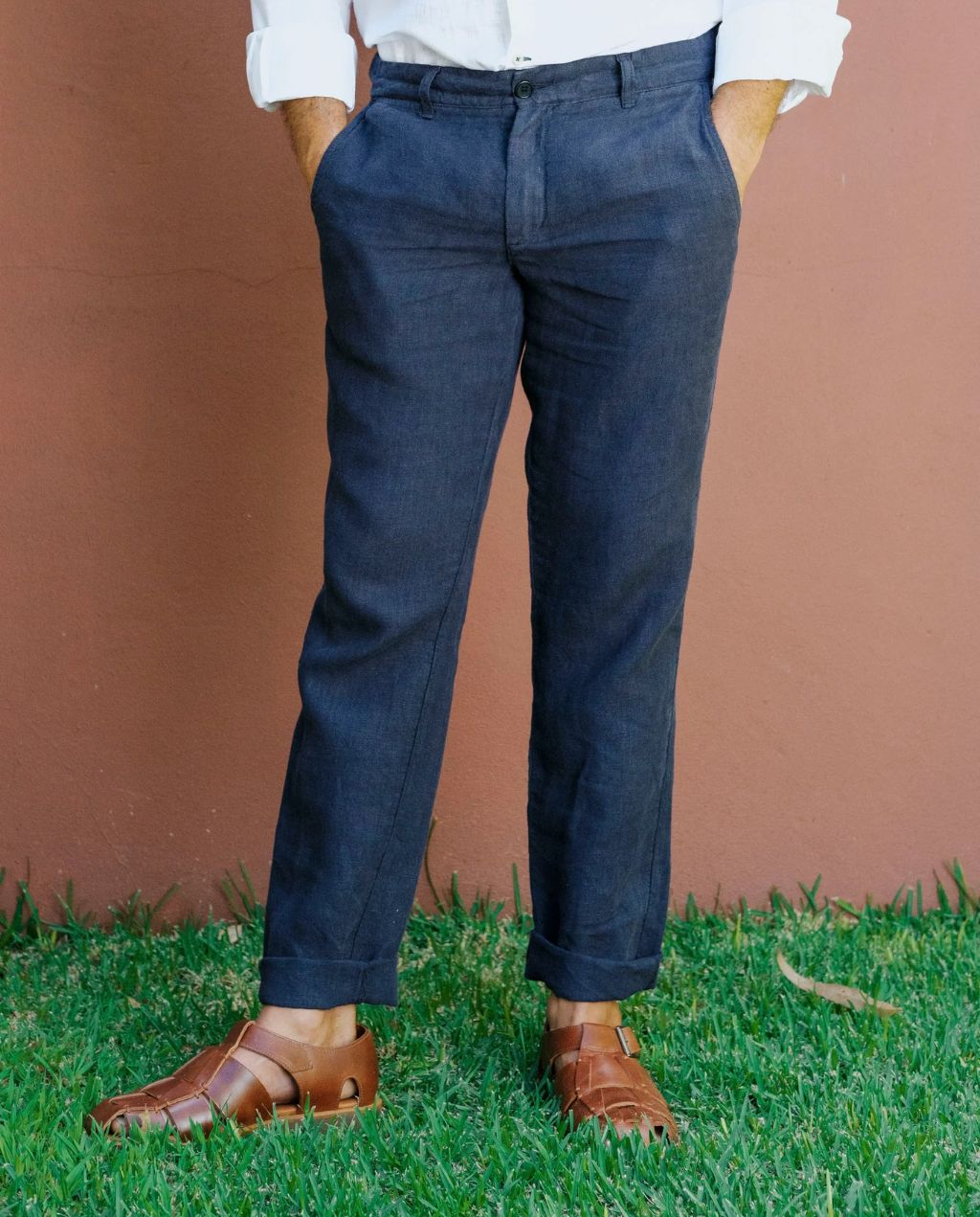 Leinenhosen Ilha Navy