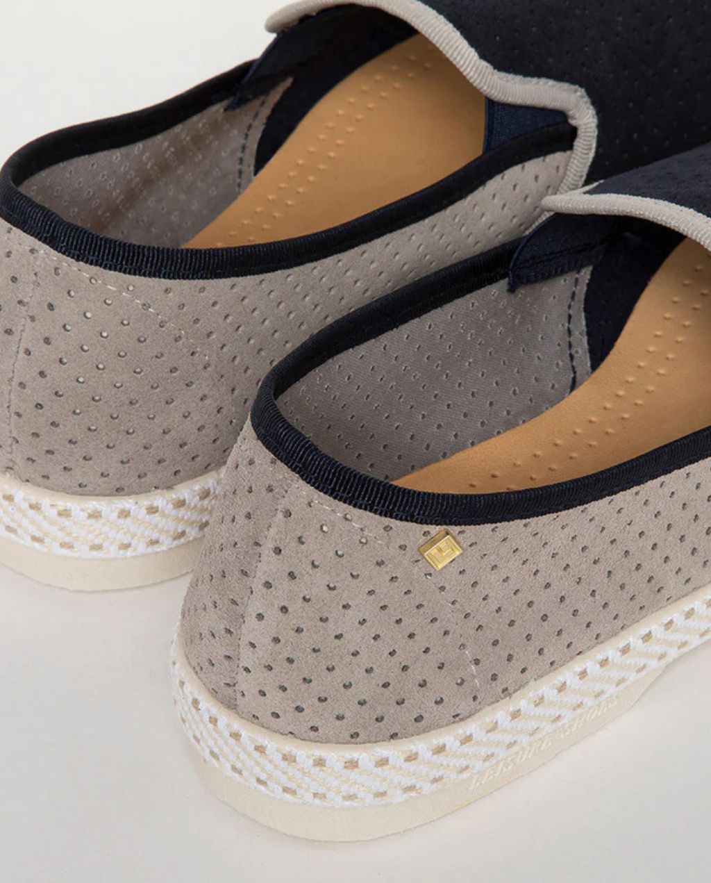 Rivieras - Classic Suede Navy Grey