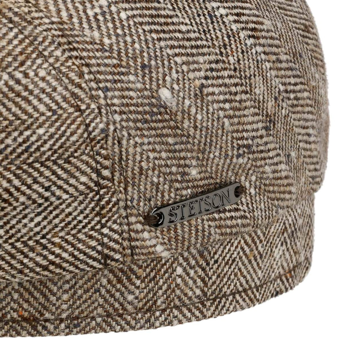 Tweed Herringbone Driver Flatcap