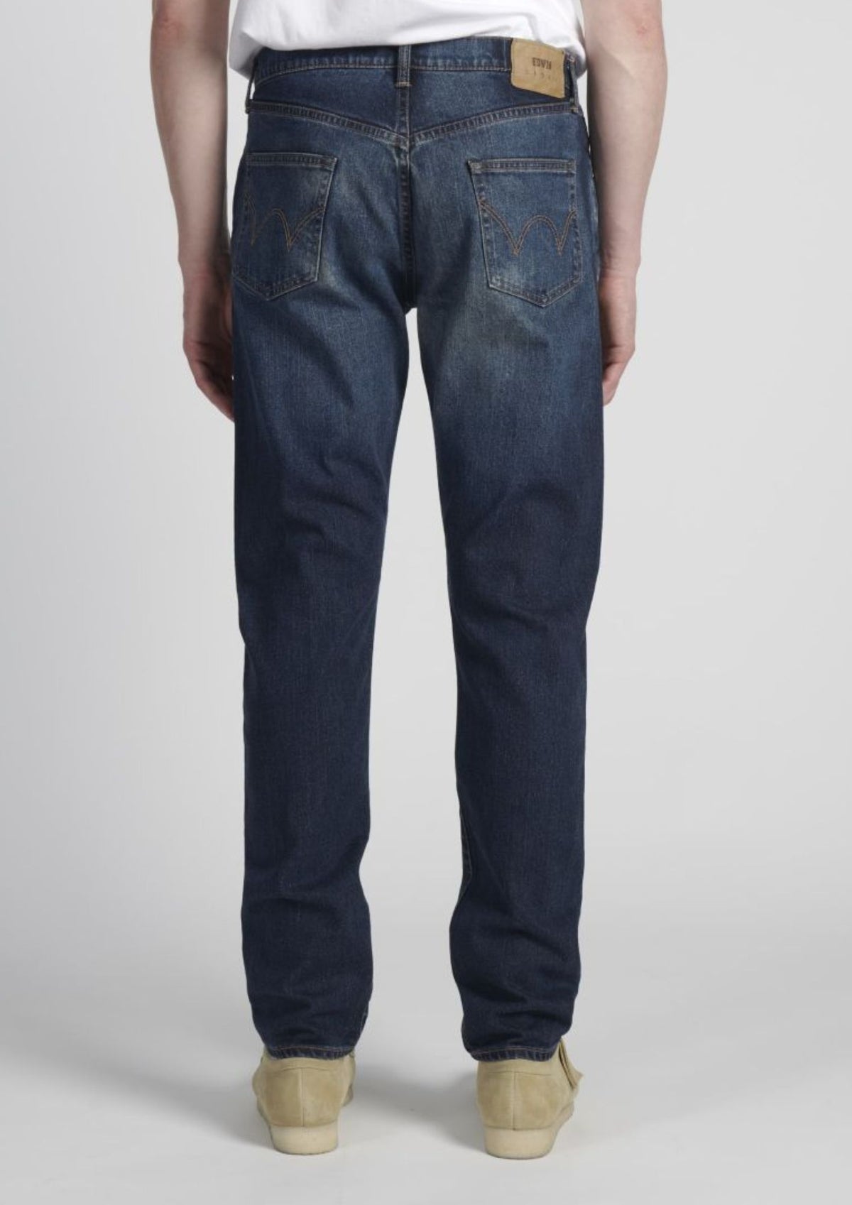 Slim Tapered Jeans Blue - mid dark used