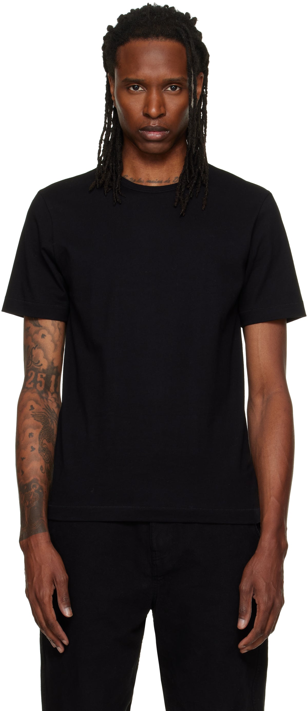 2m15 Refined fit Shirt 99 Deep Black