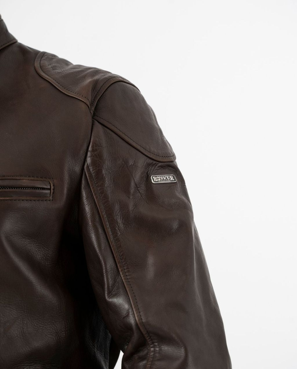 GOODWOOD LEATHER JACKET BROWN