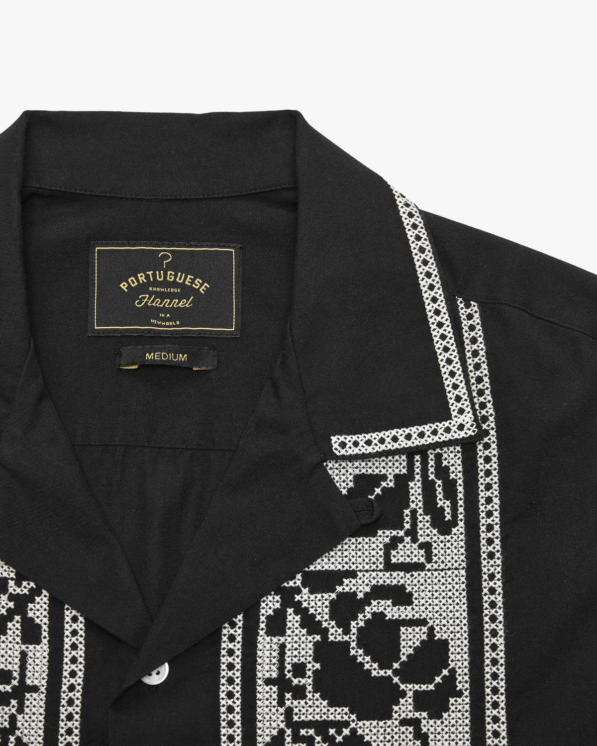 Hemd Bowlingkragen - Black
