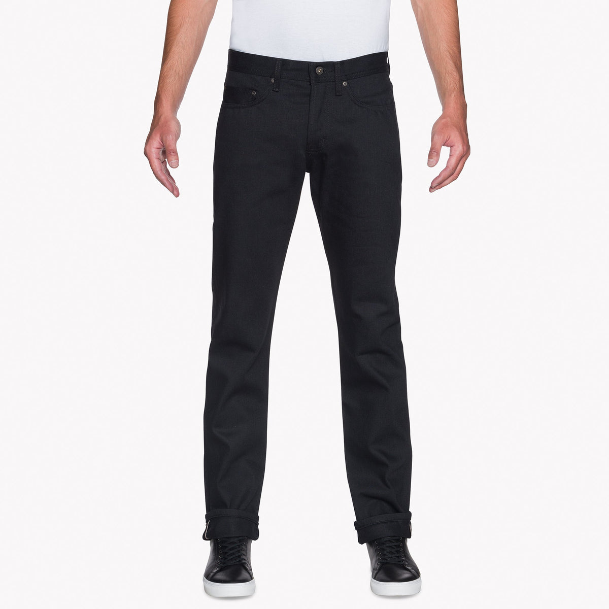 WeirdGuy Solid Black Selvedge Black