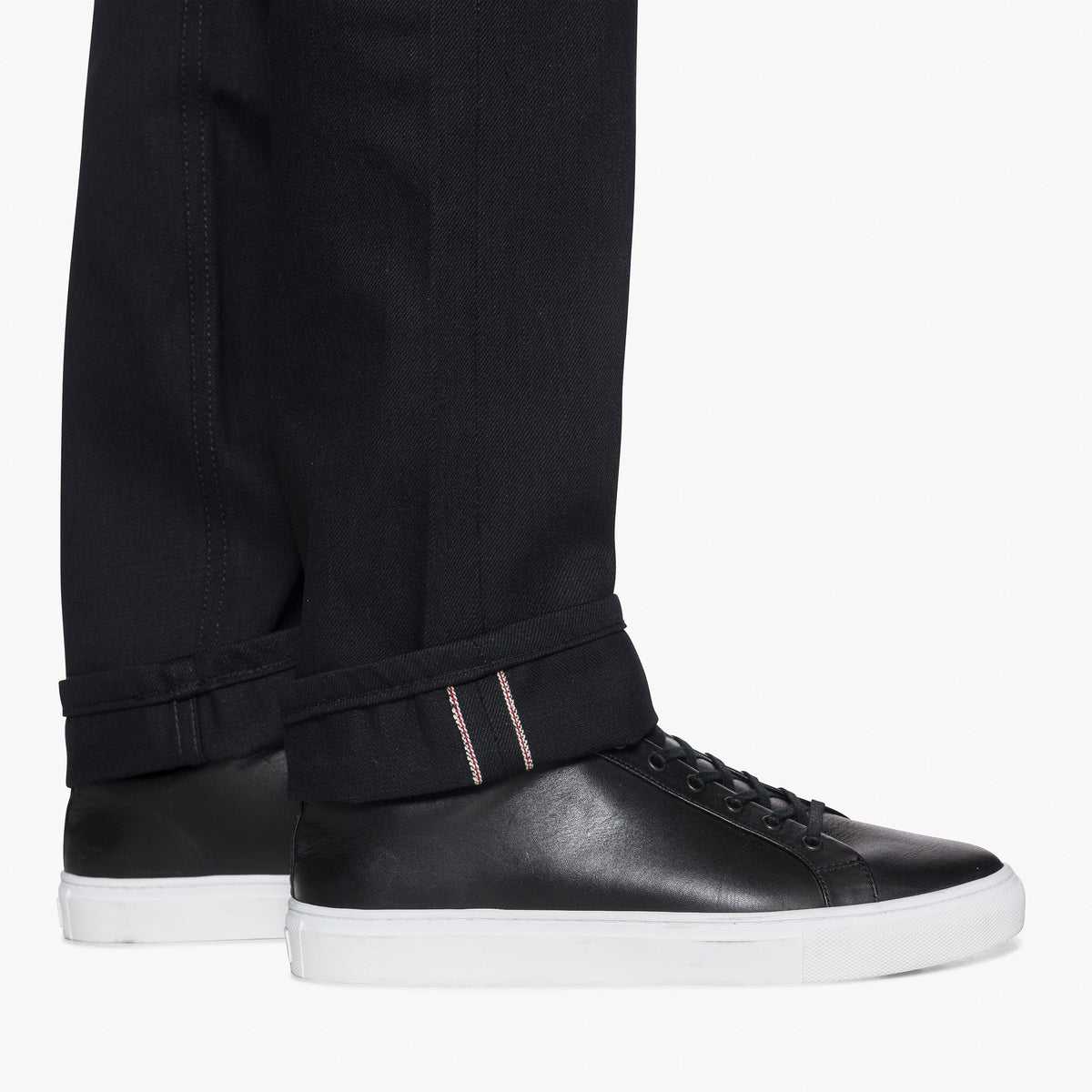 WeirdGuy Solid Black Selvedge Black