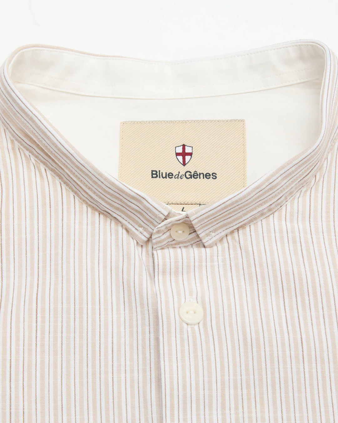 Basso Meco Shirt beige Stripe