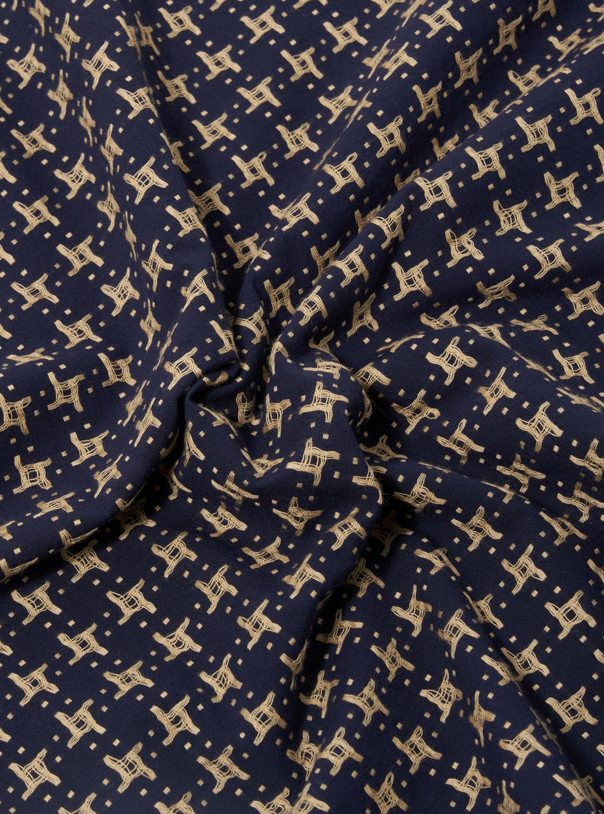 ROAD SHIRT - Navy/Sand