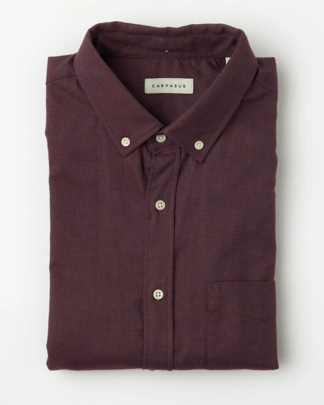 Flanellhemd Populus Bordeaux