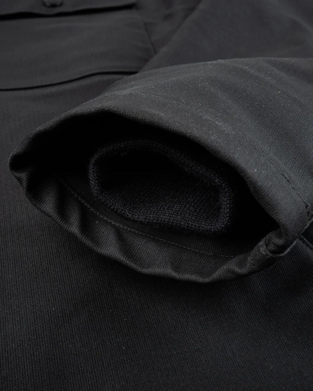 Oiled Whipcord A2 Deck Jacket - IHM-45-BLK