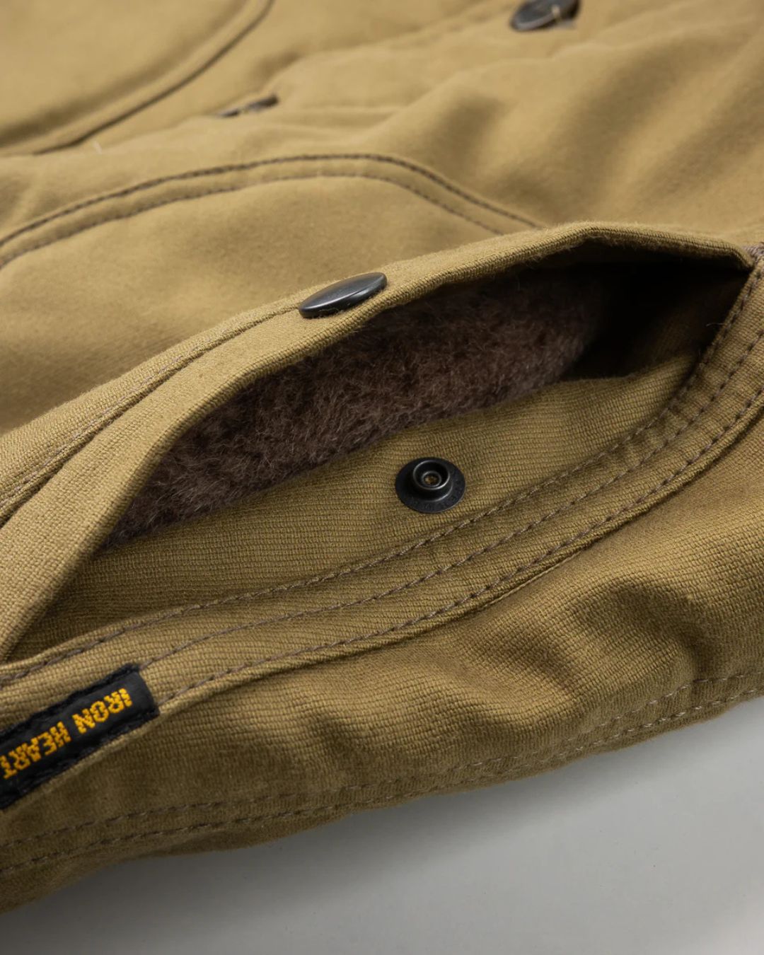 Whipcord N1 Deck Jacket - Khaki - IHM-35-KHA