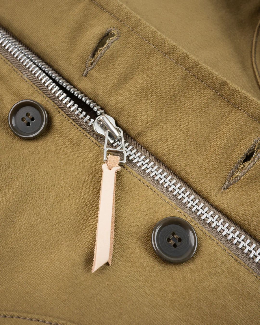 Whipcord N1 Deck Jacket - Khaki - IHM-35-KHA