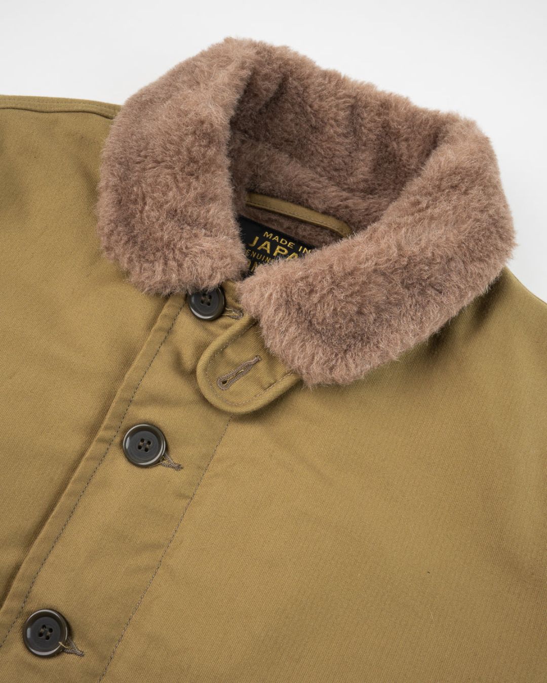 Whipcord N1 Deck Jacket - Khaki - IHM-35-KHA