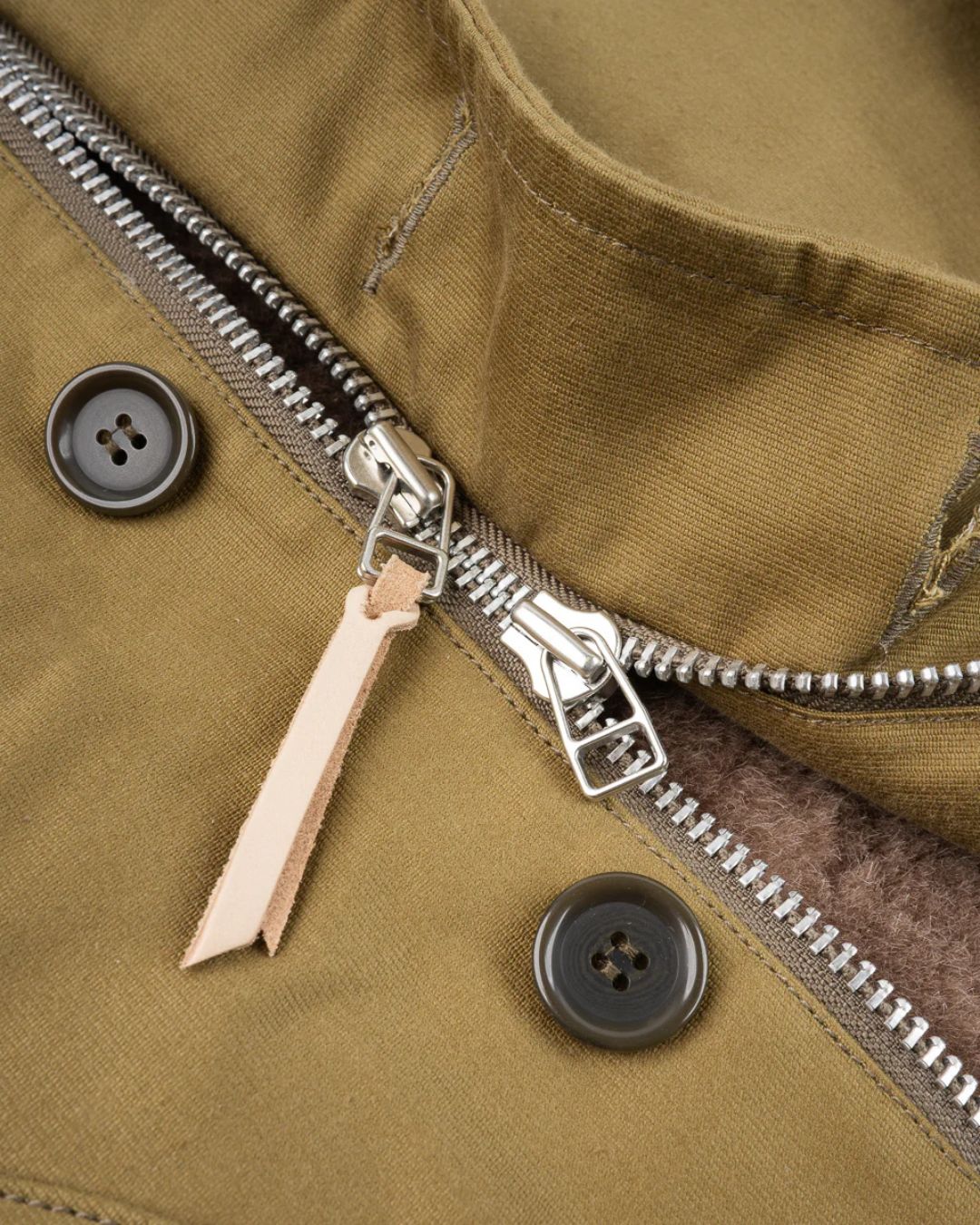 Whipcord N1 Deck Jacket - Khaki - IHM-35-KHA