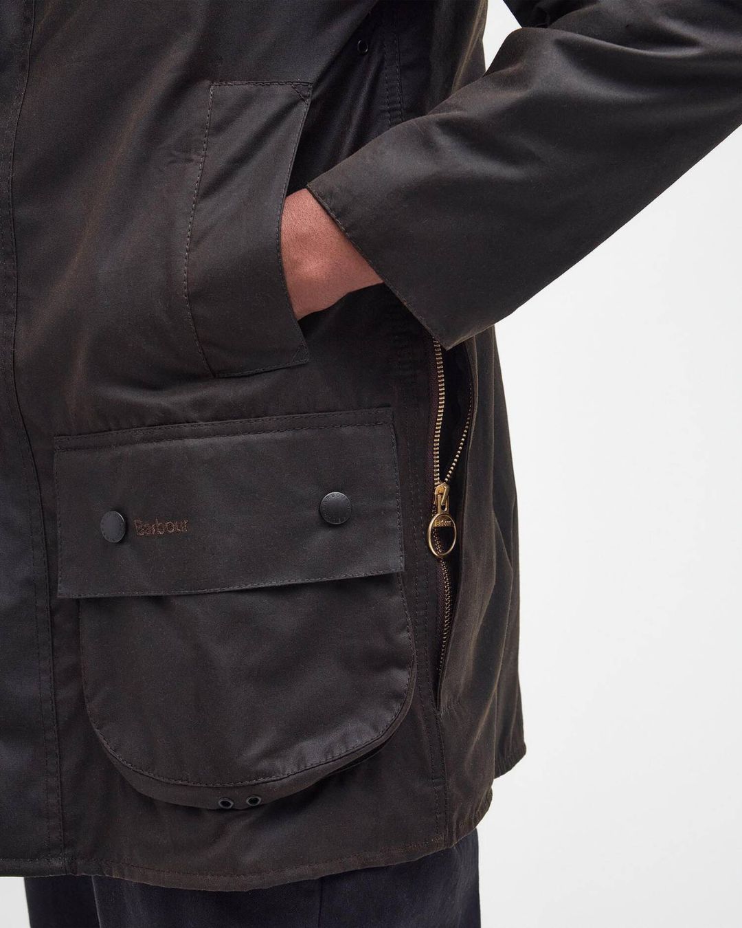 Wachsjacke Beaufort - Olive