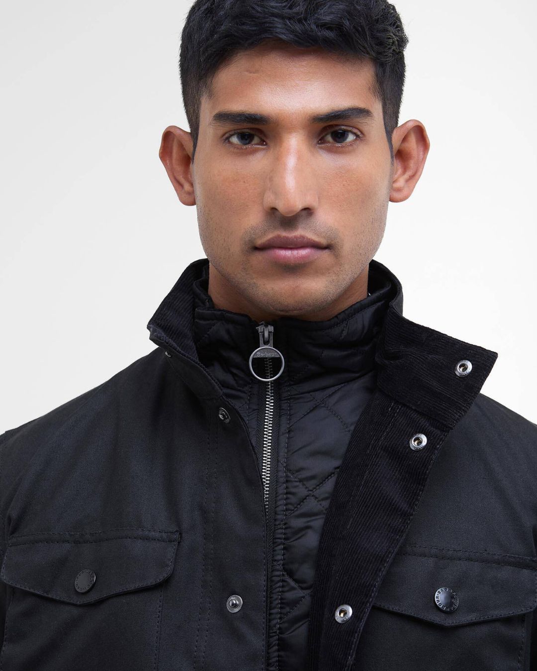 Wachsjacke Ogston - Black