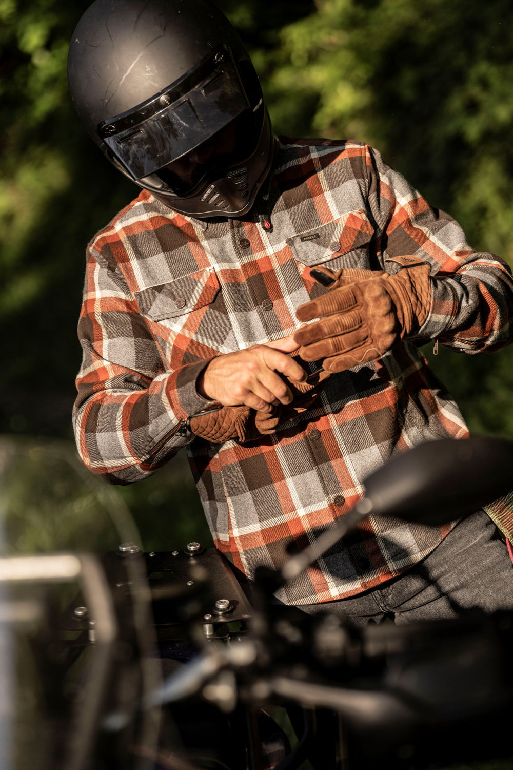 Memphis Ridershirt - Red/ Grey