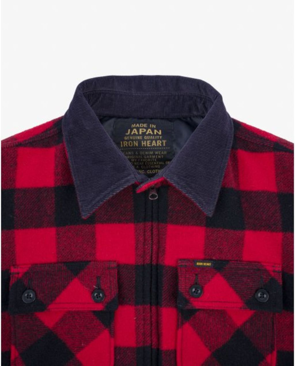 IHW-20- Buffalo Check Bush Jacket - Red