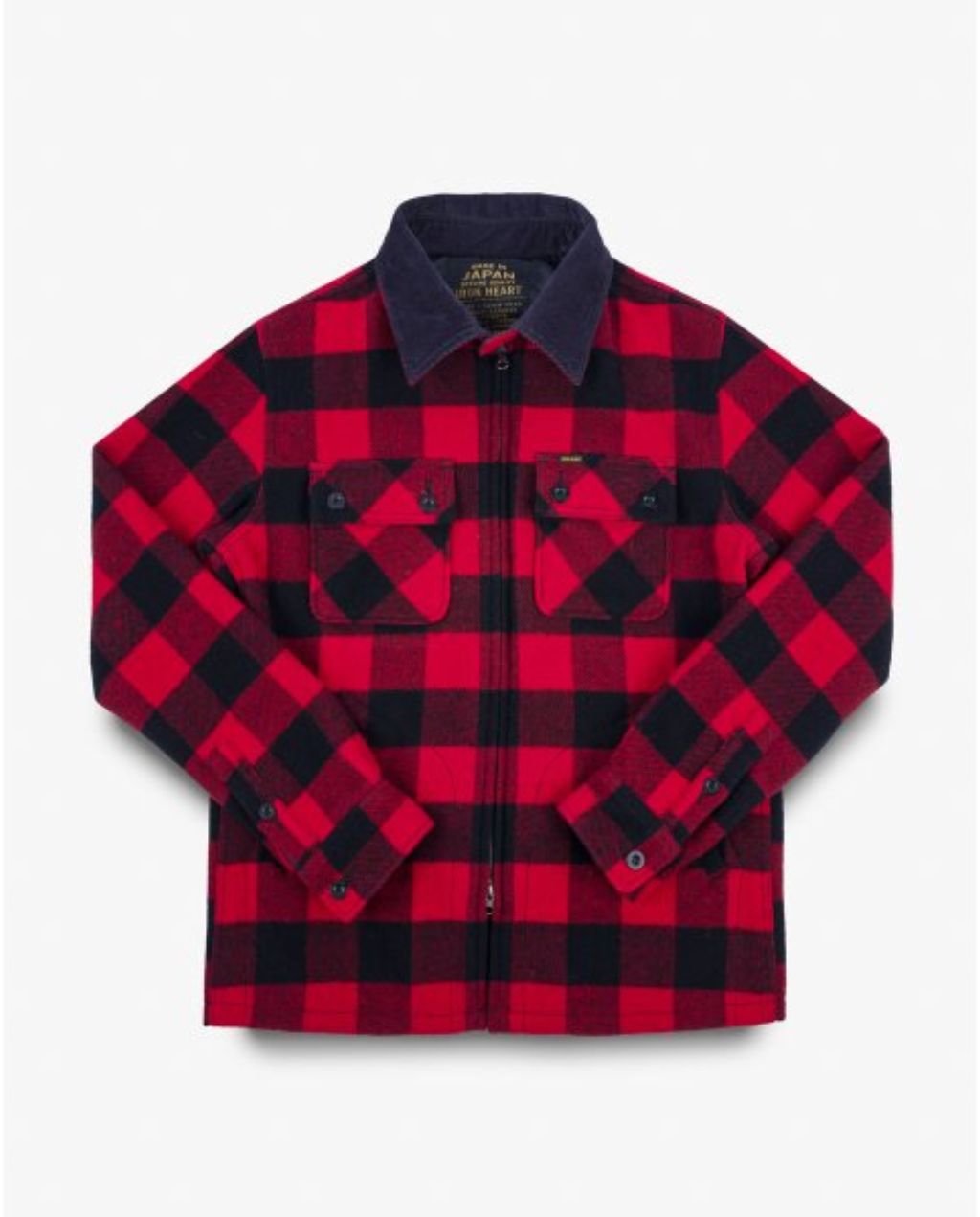 IHW-20- Buffalo Check Bush Jacket - Red