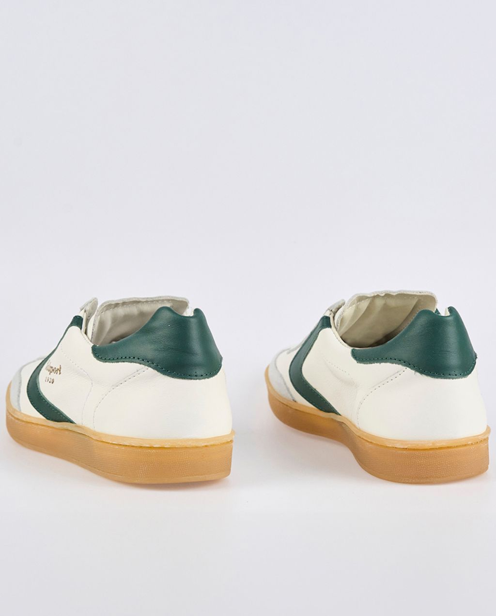 Olimpia Leather Suede Bianco Verde