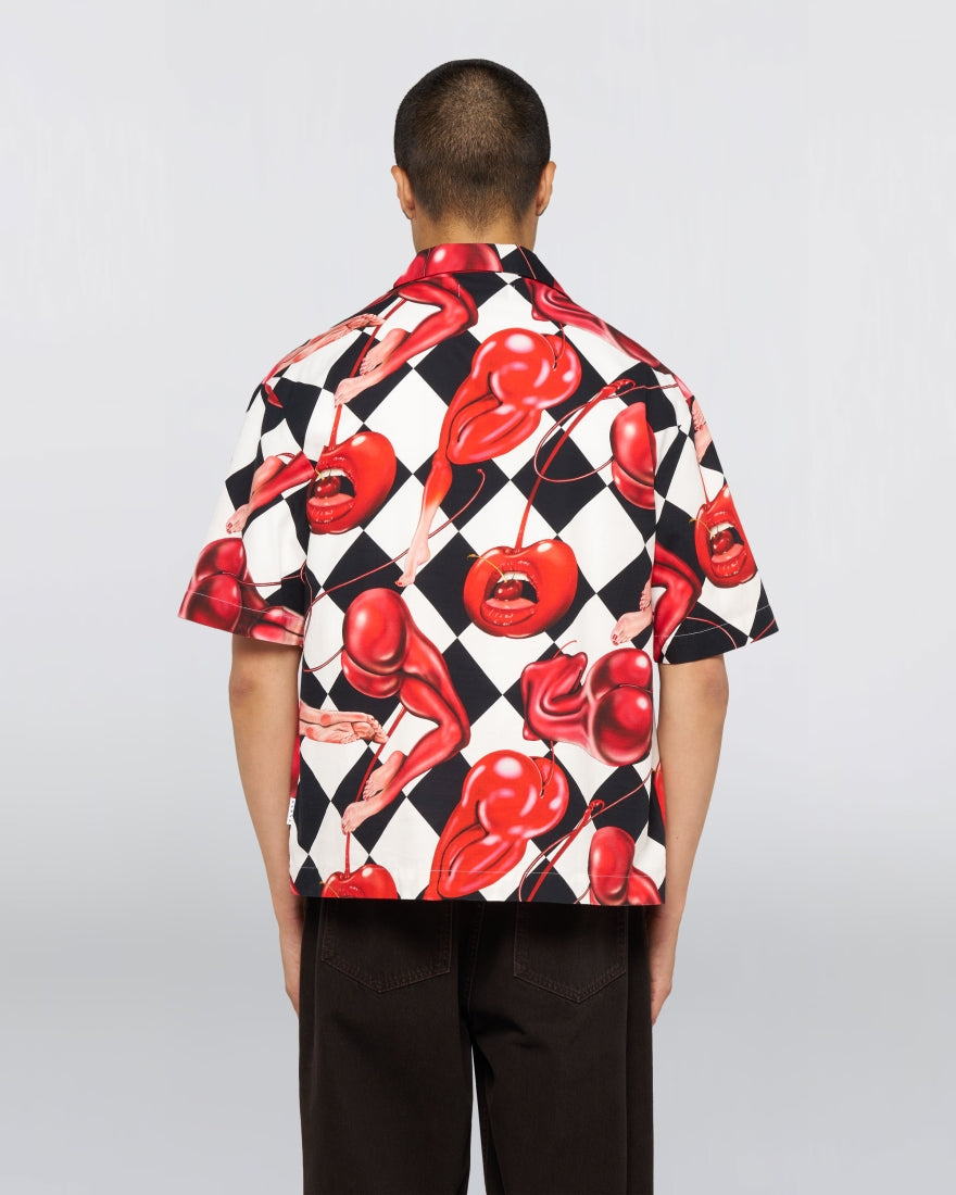 Miki Kim Cherry Shirt SS - Multicolor