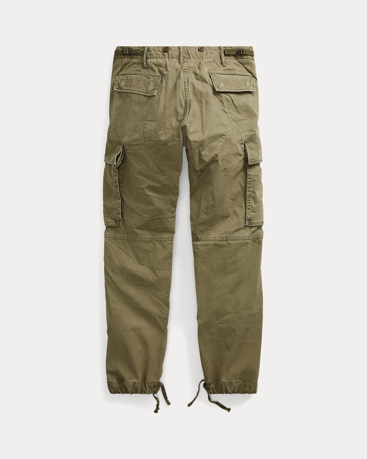 Popeline-Cargohose im Military-Look Dark Olive