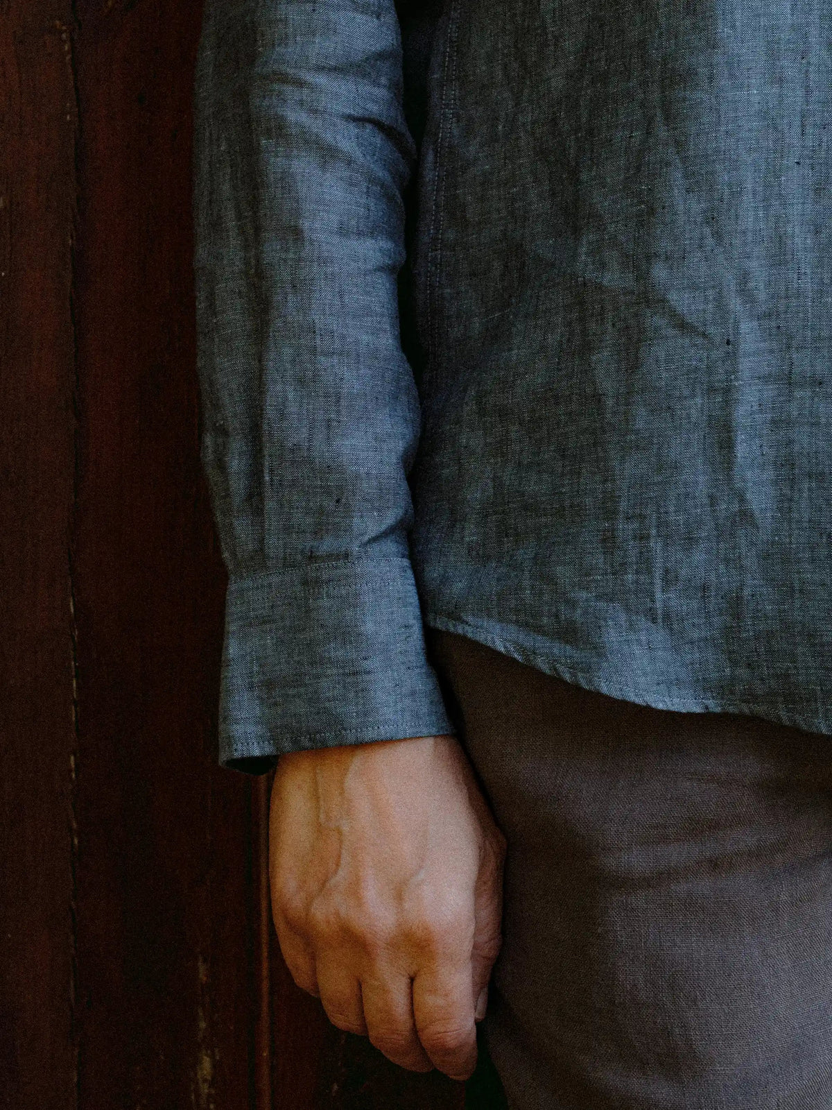 Shirt Linen Verzasca  Azur