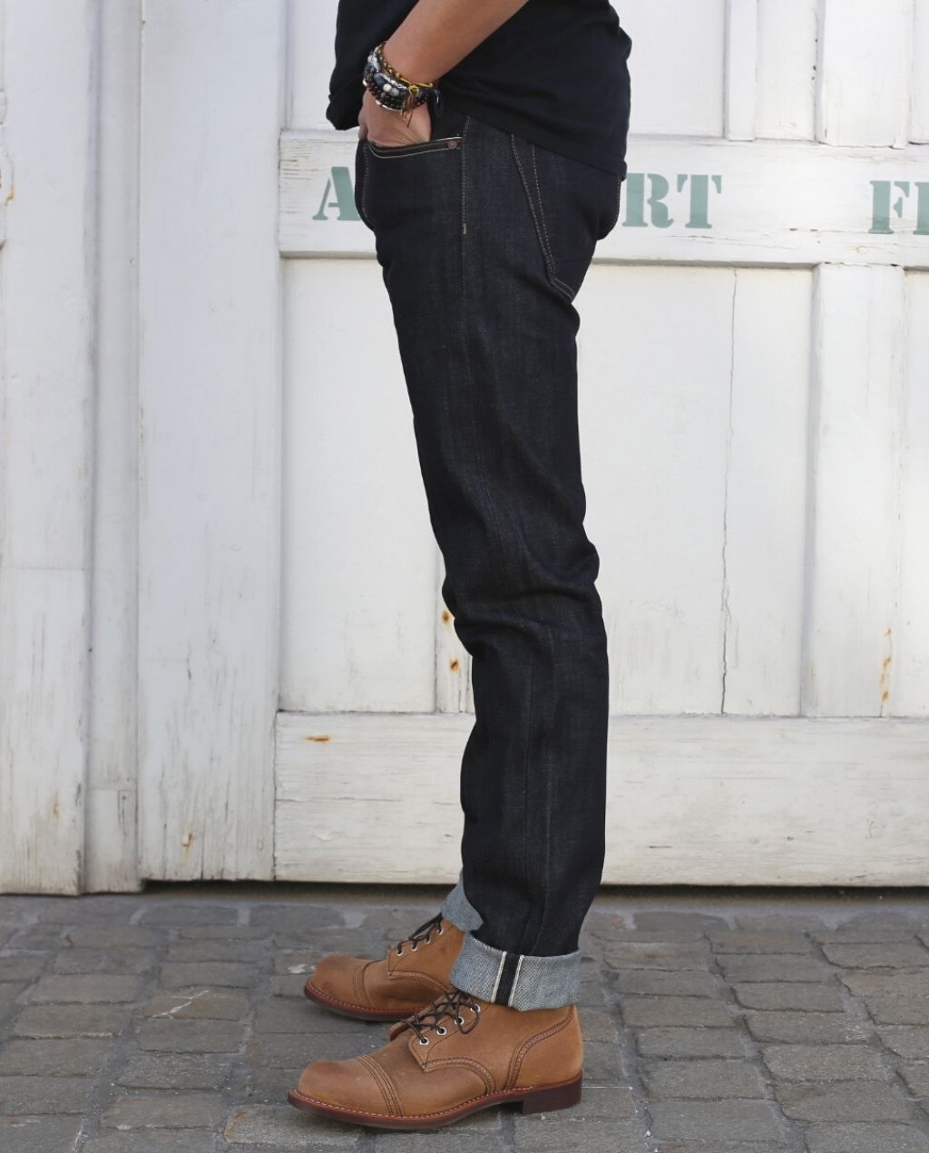 REDWOOD 15oz RAW slim tapered